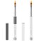 2 Pcs Nail Gradient Painting Brush Nail Art Brushes Ombre Nail Brush Manicure Tools with Rhinestone Handle UV Gel Polish Nail Drawing Pen for Nail Design