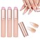 3 Pcs Silicone Brush for Nails Ombre Brush Nail Art, Reusable Nail Gradient Brush for Gel Polish, Ombre Nail Painting, Manicure DIY Silicone Nail Tool