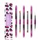 3PCS Acrylic Nail Art Brush Set - Double-Ended Oval/Flat Gel Brushes for Ombre, French Tips, Liner, Cleaning &amp; Salon DIY Manicure