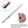 Nail Art Clean Up Brushes,Nail Brushes for Cleaning Polish Mistakes on the Cuticles, Acetone Resistant Nail Brush, Fingernail Cleaning Brushes for Nail Art and Designs (2 Pcs Round&amp;Angled)