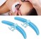 Reusable Eyelash Separator Tool with Silicone Base and Legs, Essential Lash Extension Accessory for Beauty Salon (Blue)