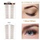 77Pairs 4D Hair-Like Eyebrow Tattoo Stickers Waterproof Natural Fake Eyebrow Stickers,Long Lasting Eyebrow Grooming Shaping Perfect for Women and Girls (STM -Brown)