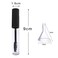 10ml Empty Mascara Tube, Eyeliner Tube and Lip Gloss Tubes, Black Eyelash Cream Container Bottle with Funnels Transfer Pipettes (3pcs)