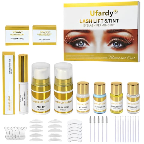 Lash Lift Kit Professional 6 IN 1, [2024 UPGRADED] DIY at Home Lash Lift Kit with Detailed Instructions Easy for Beginner, Eyelash Perm Kit, Eyelash Lift Kit