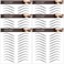 Aresvns Eyebrow Tattoo Sticker 66 Pairs! Newly Improved 4D Black Fake Eyebrows Waterproof and Long-Lasting 3-5 Days,Suitable Sizes,Popular Eyebrow Shape, Eyebrow Transfers Sticker Gift