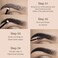 Tinted Thickening Eyebrow Mascara with Two Eyebrow Brushes,Brow Fast Sculpt,Waterproof,Transfer-proof,Eyebrow Tinting Kit- Cruelty Free - Light Medium Brown (2 Pack) (02 Reddish Brown)
