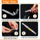 40 Pack 3 ML Transparent Twist Pens, Empty Cuticle Nail Oil Pen with Brush Tip, Cosmetic Lip Gloss Containers Applicators Eyelash Growth Liquid Tube with 2 Stickers