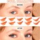 Thinp 20 Pcs Silicone Lash Lift Pads,Lash Lift Shields with XS/S/M/L/XL 5 Size Reusable Lash Lift Shields for Lash Lifting Eyelash Perm Soft Silicone Pads Lash Lift Supplies（10 Green+10 Orange）
