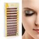 False Eyebrow, Mixed Brown False Eyebrow Extension Fake Eyebrow Enhancer Individual Eyebrows 5-8mm