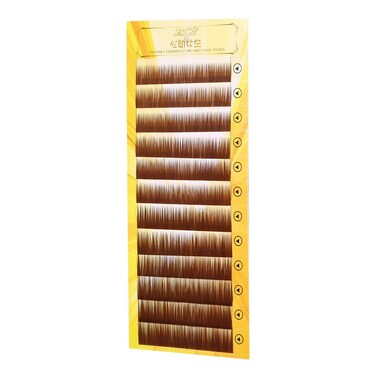 False Eyebrow, Mixed Brown False Eyebrow Extension Fake Eyebrow Enhancer Individual Eyebrows 5-8mm