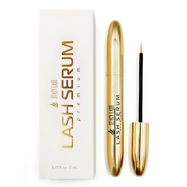 Stacy Lash Growth Serum (0.17fl.oz / 5ml)   Eyebrow &amp; Eyelash Enhancing Serum for Natural Lashes &amp; Brows   Lash Serum for Eyelash Growth and Thickness