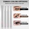 2024 New 2 Tip Eyelash Pen Eye Liner Liquid Eyeliner, 3D Waterproof Double Tip Lower Eyelash Pencil, Dual Pronged Bottom Eyelashes Pen Waterproof Liquid Eyeliner for Natural Eye Makeup (Black)