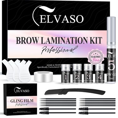 Brow Lamination Kit, At Home DIY Eyebrow Lamination Kit For Your Brows, Instant Professional Brow Lift Kit For Fuller Thicker Beautiful Eyebrows, Easy to Use and Long Lasting Results