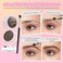 Eyebrow Care Kit 4d Laminated Brow Grooming Kit,Eyebrow Powder with Stencils,Eyebrow Brush with Eyebrow Gel Waterproof Eye Brow Contouring Natural Brows Makeup 102#