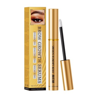 Eyebrow Growth Serum for Women, Natural Eyebrow Serum Enhancer for Fuller and Thick Longer Brows in 4 Weeks,4ML Eyebrow Serum To Grow Brows,Lash and Brow Serum Plant Extracts