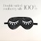 ZIMASILK 100% Natural Silk Sleep Mask Blindfold,Adjustable Super-Smooth Soft Eye Mask for Sleep with Bag(Eyelashes)