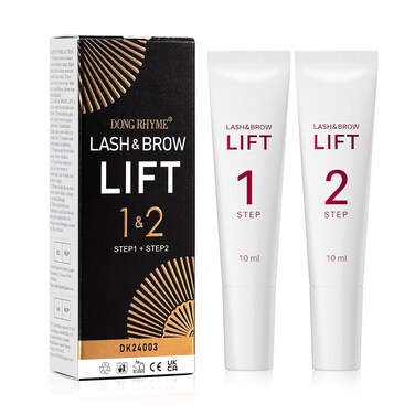 Lash Lift Kit - Eyelash Lift Lotion, DONG RHYME Brow Lamination and Lash Perm Kit for Curling Lashes to Get Supermodel Eyes, Long-Lasting and Easy to Use at Home Multipurpose Eyelash Perm Kit