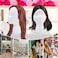 3 Pcs Foam Wig Head, Styrofoam Mannequin Head with Female Face for Multipurpose Wigs Display Stand, Model, Mask, Hat Display Stand, Art Work Painting and Display