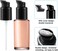 4 Pcs Replacement Foundation Pump Compatible with Maybelline Fit Me Liquid Foundation, Plastic Cosmetic Liquid Foundation Make-Up Pump Replacement Tool(with Spoon, Dropper, Funnel)