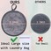 Large Reusable Makeup Remover Pads for Face, Soft Microfiber Makeup Remover Cloths Washable, Premiun 5 INCH Face Cleaning Pad with Laundry Bag, 24 Pack Grey
