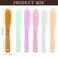 6Pcs Large Makeup Scoops Spatulas Plastic Cosmetic Spatula Face Mask Spoon Stick Applicator Beauty Spa Facial Skin Care Tools for DIY Cream Lotions Moisturizers Mixing and Sampling
