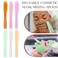 6Pcs Large Makeup Scoops Spatulas Plastic Cosmetic Spatula Face Mask Spoon Stick Applicator Beauty Spa Facial Skin Care Tools for DIY Cream Lotions Moisturizers Mixing and Sampling