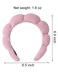 Spa Headband For Washing Face, Towel Fleece Makeup Headband, Skincare Headbands With Sponge Filling, Soft And Absorbent Headband For Women's Beauty And Skin Care-pink