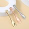 Sibba Face Spatula Lip Mask Applicator 3 PCS Skincare Makeup Spoons Small Facial Make Up Scoop Tool Mini Spoon Multi Skin Care Lotion Cream Stick Tiny Scoop Cosmetic Foundation Cosmetics Beauty
