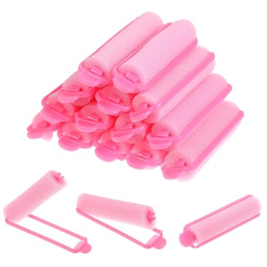 14 Pcs Foam Hair Rollers Sponge Hair Rollers for Women 2.75 In Hair Rollers to Sleep In Foam Curlers Soft Hair Rollers Heatless Curlers for Fine Thin Hair Sponge Rollers for Women's Hair,Pink