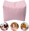 HEALLILY 1pc Nail Art Hand Pillow Beauty Sponge Holder Armrest for Nail Clients Nail Art Rest Pillow Manicure Arm Rest Hand Resting Pad Nail Hand Rest Soft Pillow Pu Square Pink