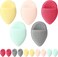 10 Pcs Face Sponges for Cleansing Daily Exfoliating Scrubber Facial Sponges for Washing Face Wash Sponges Scrub Exfoliating Facial Pads Reusable Makeup Remover for Pore Blackhead