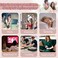 Satin Sponge Rollers for Hair - AHSNYLC 9PCS Sponge Curlers,Soft Curlers to Sleep in,Sponge Hair Rollers,Hair Curlers No Heat,Soft Sleep Hair Rollers,Hair Rollers Stain Heatless Sleep in Hair Curlers