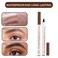 2025 New 2PCS 3D Magic Microblading Eyebrow Pencil, 4 Head Split Waterproof Long lasting Wild Eyebrow Pencil,Upgrade Fine Stroke Eyebrow Pen Makeup Eyebrow Pencil Stay on All Day (Dark Brown)