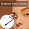 2025 New 2PCS 3D Magic Microblading Eyebrow Pencil, 4 Head Split Waterproof Long lasting Wild Eyebrow Pencil,Upgrade Fine Stroke Eyebrow Pen Makeup Eyebrow Pencil Stay on All Day (Dark Brown)