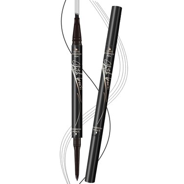 Microblading Eyebrow Pencil,Brow Pencil 2-in-1 Dual-headed Eyebrow Pen with 4-Prong Micro-Fork-Tip Applicator and Precise Brush-Tip Create Natural-Looking Brows, Stay on All Day, Black&hellip;