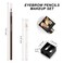 Boobeen Eyebrow Pencil and Brow Concealer Pencil Set with Sharpner, Waterproof Long Lasting Brow Pen Smooth Smudge Proof Makeup Pencil, Natural-Looking Brows