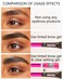 Waterproof Tinted Brow Gel Kit-Rich Auburn Thickening Eyebrow Mascara Gel &amp; Clear Setting Brow Glue,Brow Lift Fast Sculpt,Long Lasting Eye Makeup for Women,Light Medium Dark Brown With Tool-Set04