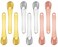9 Pack Metal Cosmetic Skincare Spatula, Makeup Beauty Scoop, Mini Mask Facial Reusable Spoon, Mixing Stick Applicator for Facial Cosmetic, Cream, Lotions, Moisturizer (Rose Gold, Gold, Silver)
