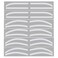 12 pairs Disposable Brow Shaping Sticker Microblading Eyebrow Shaping Sticker Adhesive Eyebrow Stencils Tattoo Eyebrow Stamp Airbrush Brows Tape (2 bags-12 Pairs)