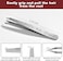 Eyebrow Tweezers for Women Facial Hair, Precision Stainless Steel Slant Tweezers, Sharp Eyebrow Plucker for Remove Hair and Blackhead, With Travel Case