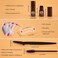 Eyebrow Stamp Stencil Kit Brow Stamp Kit with 24 Reusable Eyebrow Stencils Eyebrow Shaper Eyebrow Pomade Waterproof Eyebrow Stencil Kit Natural Eye Brow Stencil Kits(Black Brown Eyebrow Kit)