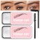 Soap Brows Kit,2Pcs/Set Eyebrow Freeze Styling Wax,Waterproof Long-lasting Eyebrows Enhancer Shaping Clear Tint Gel, Eye Brow Makeup Balm Pomade Cosmetics (2pc 04#)