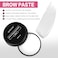 20g White Brow Mapping Paste Brow Contour Paste Brow Lip Shape Position Tool,2pcs Eyebrow Brush Set, Mapping Tool for Sketching Contouring the Eyebrow and Lip