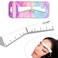 Eyebrow Easy Mapping Shaping Stencil Microblading Measure Tool Brow Shape Design Positioning Stickers Brow Border Position Template (A Pack of 5PCS)