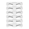 Plastic Eyebrow Mold, PEVA Soft Eyebrow Shaper DIY Makeup Model with Elastic Band,Makeup Eyebrow Assist Eyebrow Shaping Eyebrow Makeup Tools for Beginner
