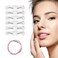 Plastic Eyebrow Mold, PEVA Soft Eyebrow Shaper DIY Makeup Model with Elastic Band,Makeup Eyebrow Assist Eyebrow Shaping Eyebrow Makeup Tools for Beginner
