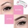 48PCS Eyebrow Stamp Stencil Kit Eyebrow Stencils Eyebrow Template Eyebrow Shaper Kit Brow Stencil for Shaping Fashionable Eyebrows