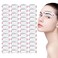 48PCS Eyebrow Stamp Stencil Kit Eyebrow Stencils Eyebrow Template Eyebrow Shaper Kit Brow Stencil for Shaping Fashionable Eyebrows