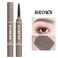 Eyebrow Cream, Eyebrow Tattoo Pencil, with Eyebrow Brushes, long Lasting Waterproof Long Lasting Waterproof and Smudgeproof Natural Looking Brows 2pcs (Brown)