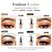 Eyebrow Pen Black, Microblading Eyebrow Pencil Smudge-Proof Brow Pencil with Upgrade Micro-Fork Tip Waterproof Microblading Pencil for Eyebrows Long-Lasting Natural By Aaiffey